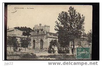 Jolie CP Ancienne Gard Beaucaire Le Casino - A Circulée Pour Poste Restante Alais - Beaucaire