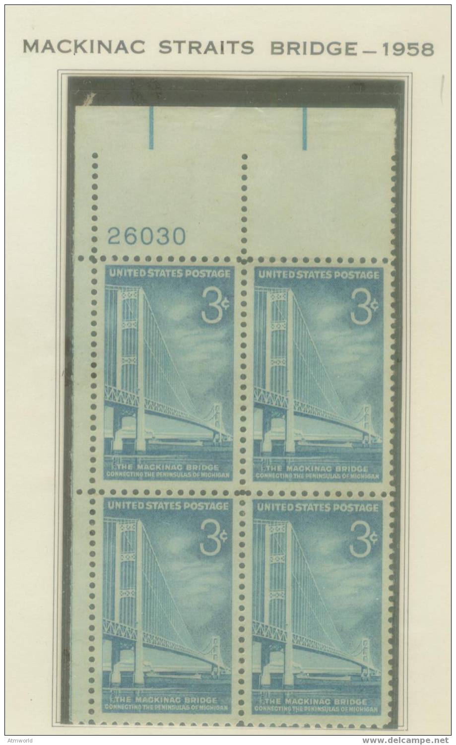 USA ----MACKINAC STRAITS BRIDGE---- - Unused Stamps