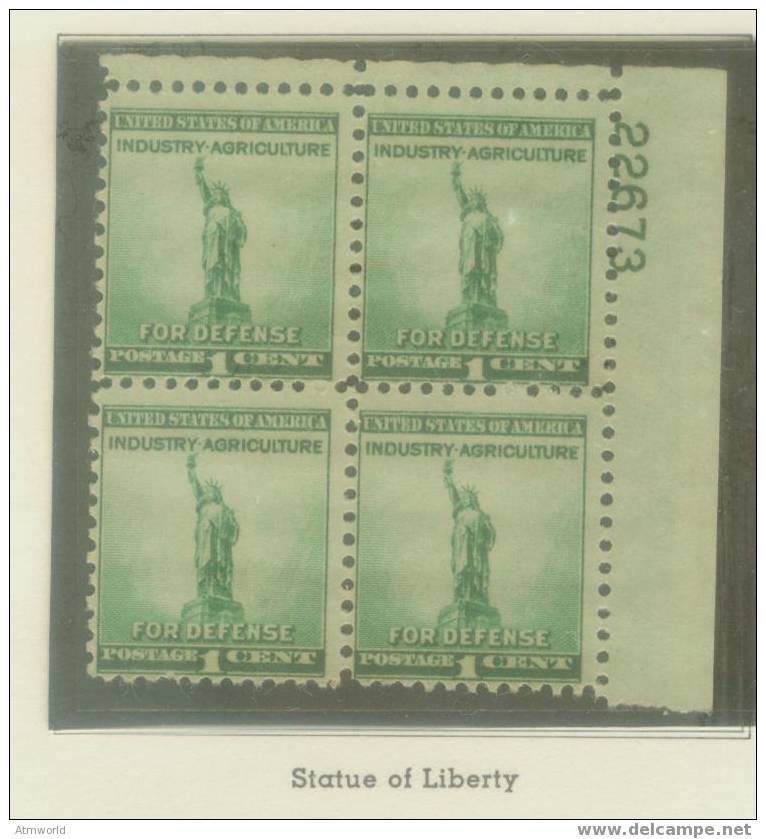 USA ----NATION DEFENSE---- - Unused Stamps