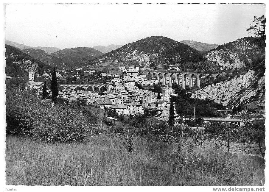 06 - L'ESCARENE - Vue Générale Et Les Trois Ponts - Semi Moderne Gd Format - L'Escarène