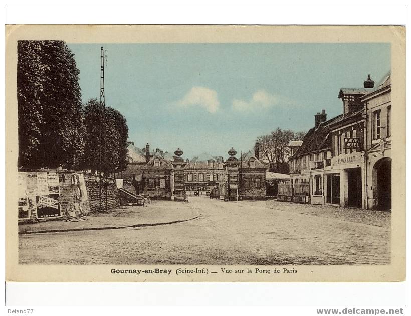 GOURNAY EN BRAY : Vue Sur La Porte De Paris - Gournay-en-Bray