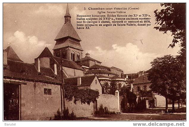 CHAMBON SUR VOUEIZE - Eglise Sainte-Valérie - Chambon Sur Voueize