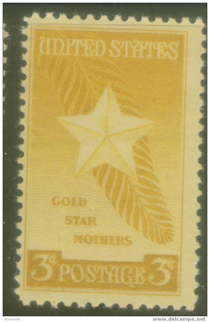 USA ---- GOLD STAT MOTHER ---- - Unused Stamps