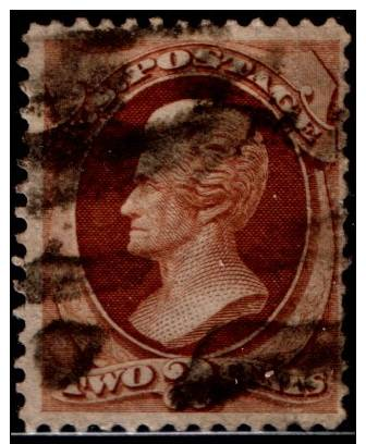 SC 135 2c Split Grill Issue Of 1870 CV $140.00 - Used Stamps