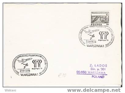 Pol196 /  POLEN - Sonderstempel Zur Fussball WM In Argentinien 1978 (soccer, Futbol) - Briefe U. Dokumente