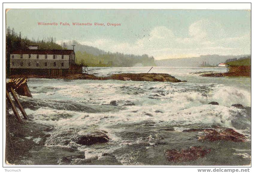 B1210 - Willamette Falls, Willamette River, OREGON - Andere & Zonder Classificatie