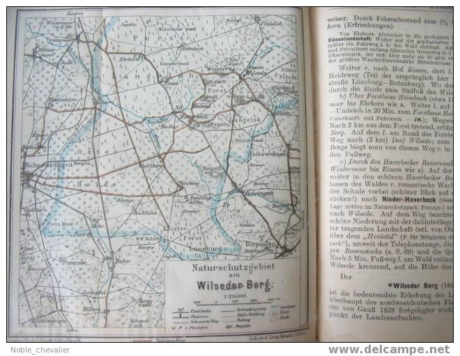 GRIEBEN`S REISEFÜHRER :: LÜNEBURGER HEIDE :: Mit 3 Karten + 2 Plänen ::  1927 * * * - Baja Sajonía