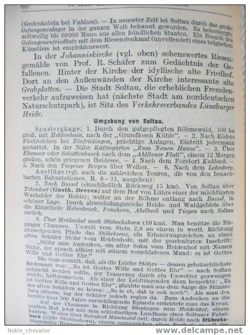 GRIEBEN`S REISEFÜHRER :: LÜNEBURGER HEIDE :: Mit 3 Karten + 2 Plänen ::  1927 * * * - Bassa Saxe