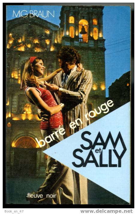 {30658} M G Braun " Barré En Rouge " Sam & Sally N° 11 , EO 1975 - Fleuve Noir