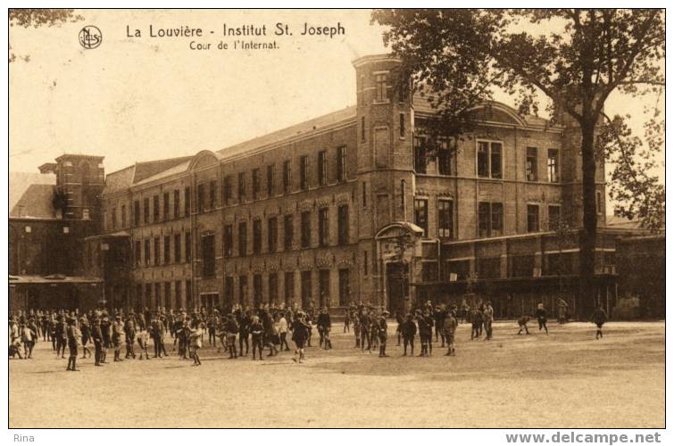 La Louviére-Institut -St.Joseph-cour De L'Internat Nels Ern Till,Bruxelles - La Louvière