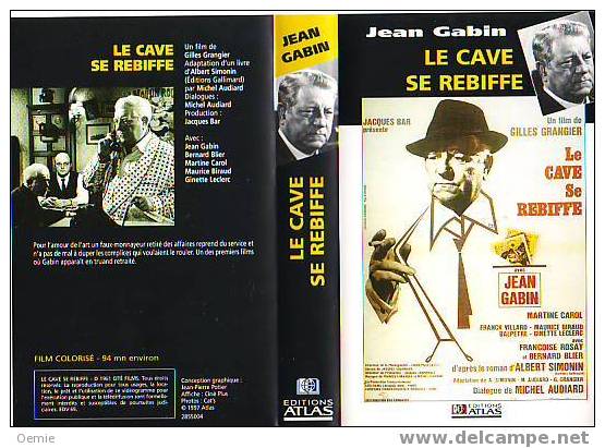 LE CAVE SE REBIFFE  (AVEC JEAN GABIN 1961) - Krimis & Thriller