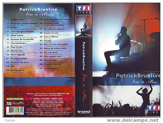 PATRICK  BRUEL     RIEN NE S´EFFACE...   (27 TITRES  2001 ) - Conciertos Y Música