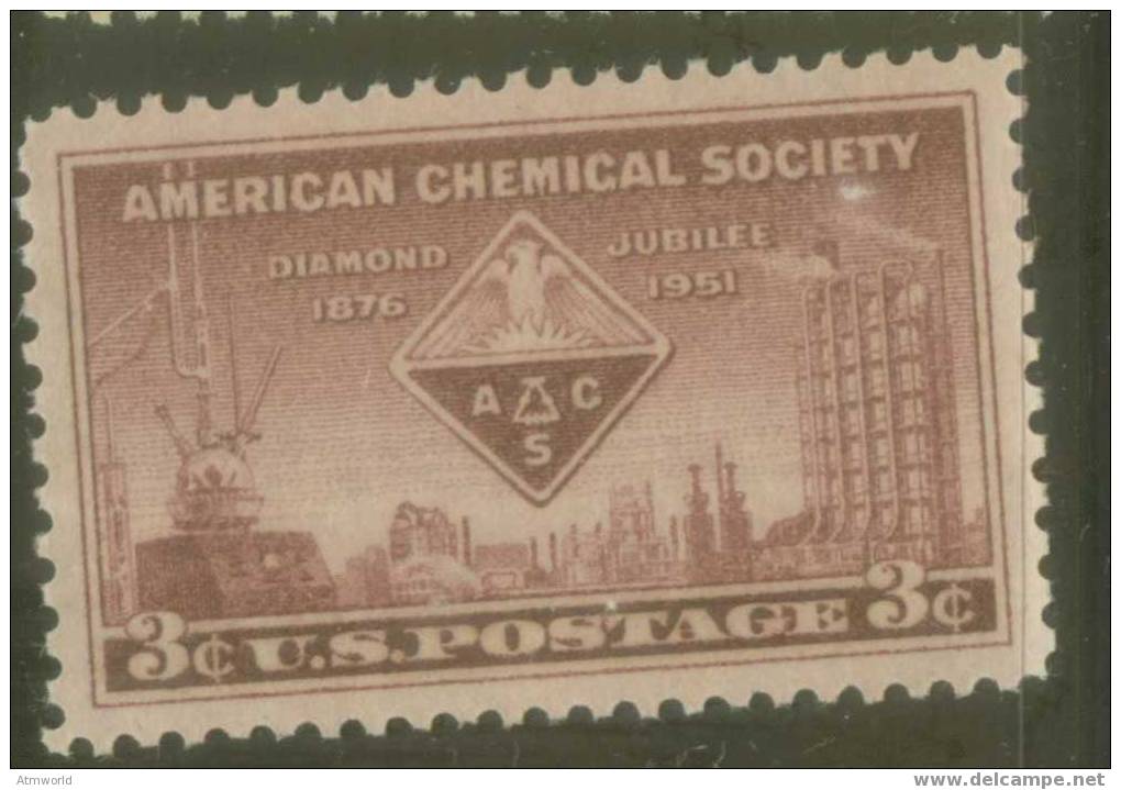 USA ---- CHEMICAL SOCIETY 1951---- - Unused Stamps