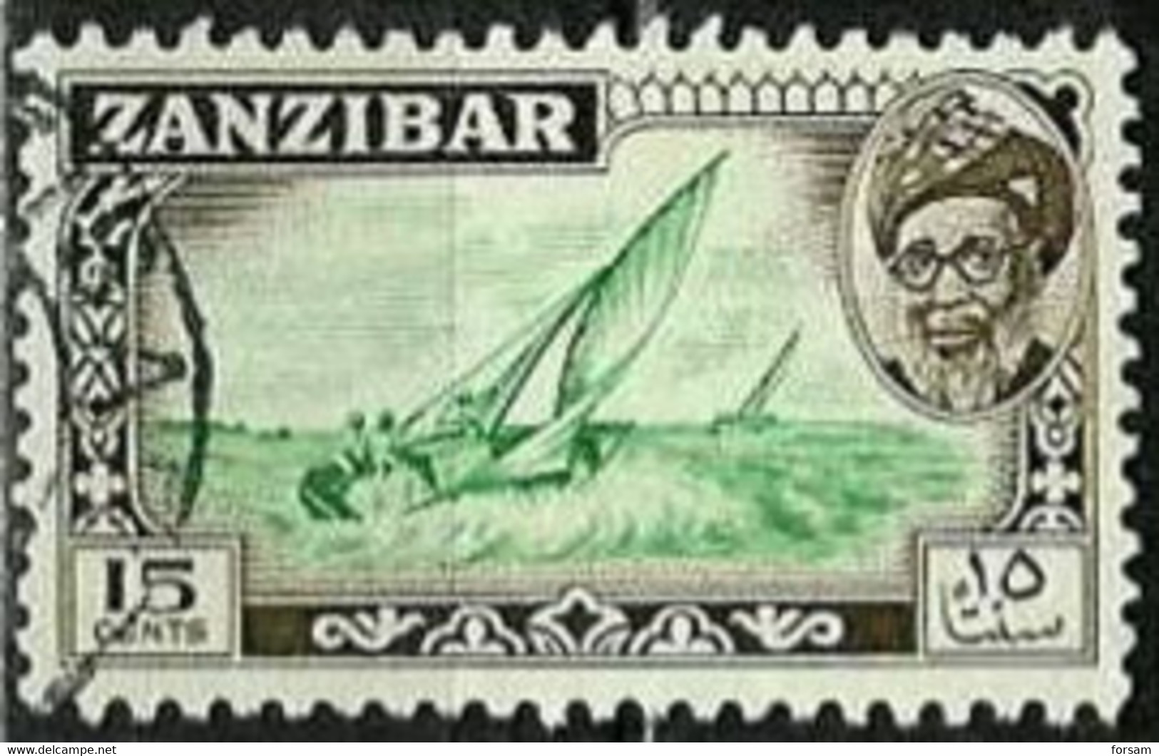 ZANZIBAR..1957..Michel # 227...used. - Zanzibar (...-1963)