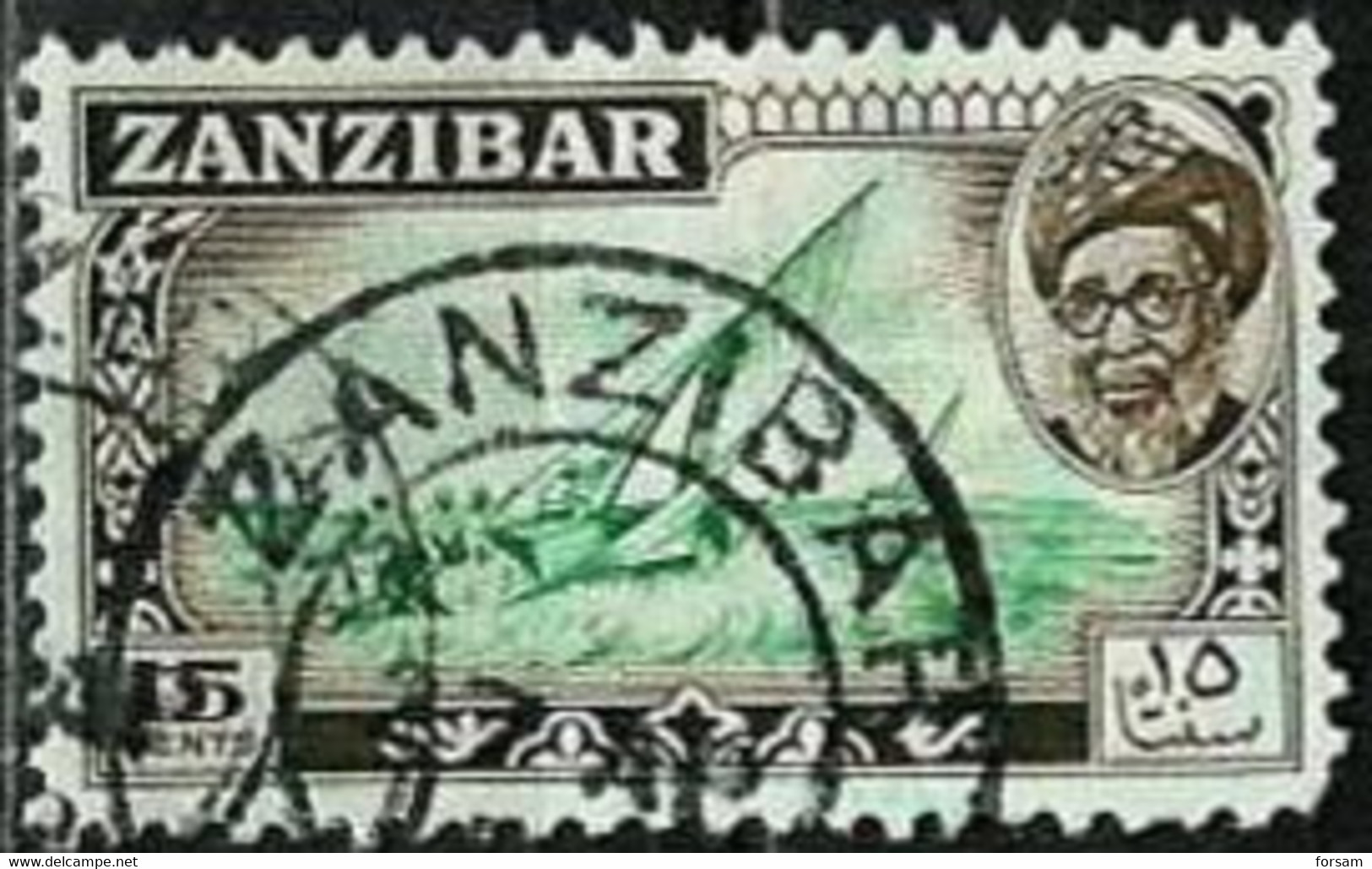 ZANZIBAR..1957..Michel # 227...used. - Zanzibar (...-1963)