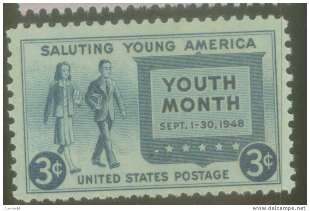 USA ---- YOUTH MONTH 1948---- - Ungebraucht