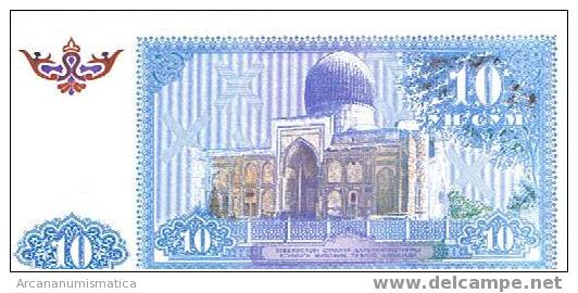 UZBEQUISTAN,10 SUM 1994 K76 SC   DL-2629 - Uzbekistan