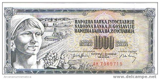 YUGOSLAVIA,1000 DINARES 19-12-1994 K86 SC-    DL-2571 - Yougoslavie