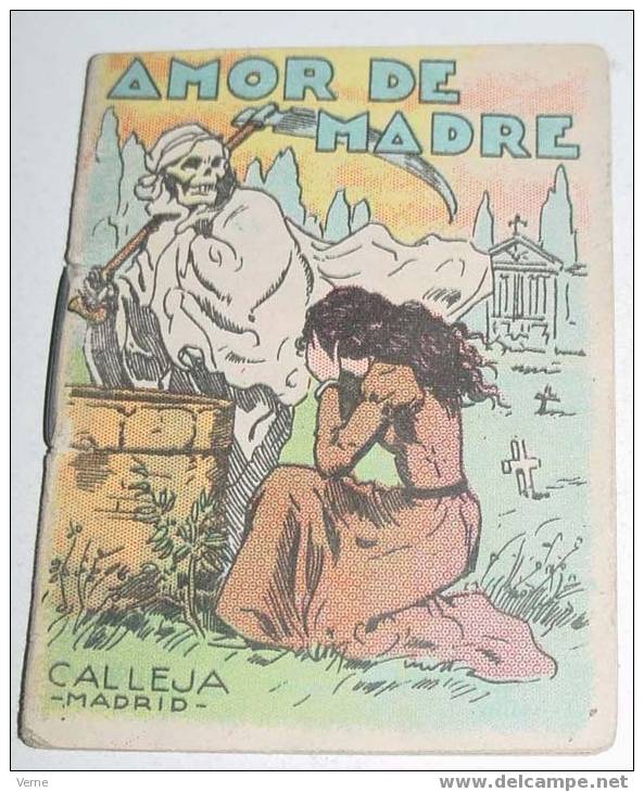 ANTIGUO CUENTO DE CALLEJA - JUGUETES INSRUCTIVOS - AMOR DE MADRE - 7 X 5 CMS. - Sonstige & Ohne Zuordnung