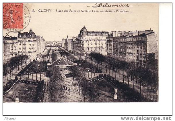 Place Des Fêtes Et Avenue Léon Gambetta - Clichy