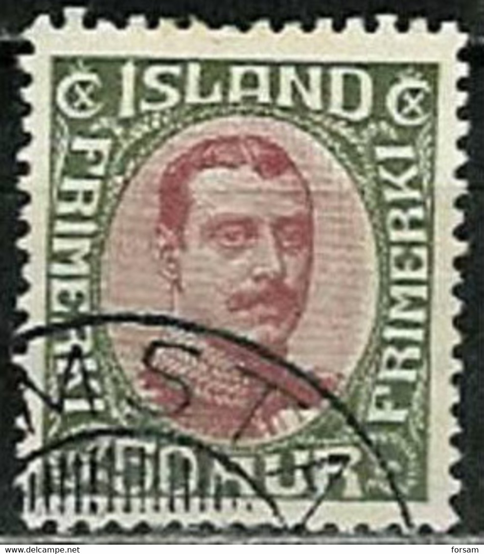 ICELAND..1920..Michel # 95...used. - Gebraucht