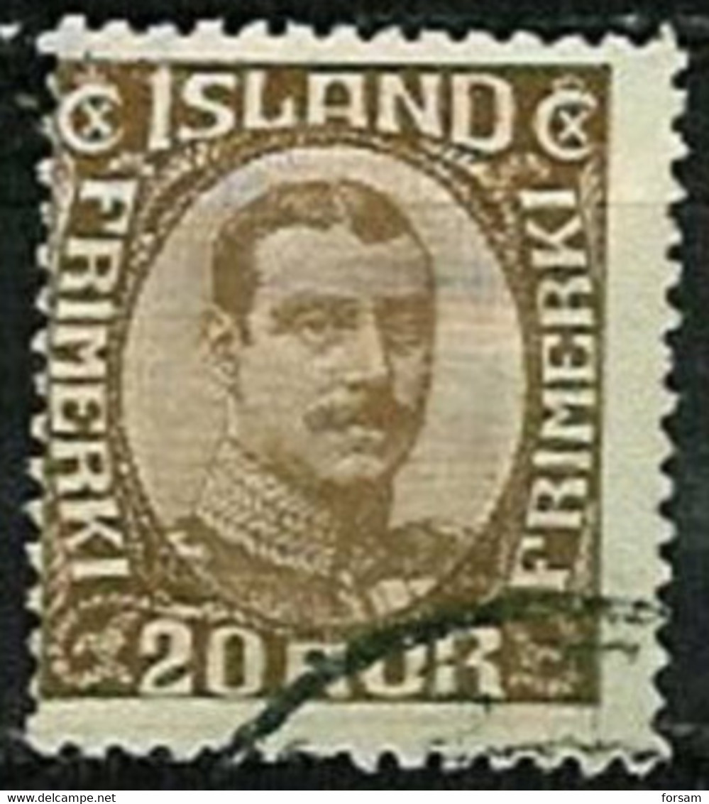 ICELAND..1921/1922..Michel # 101...used. - Usati