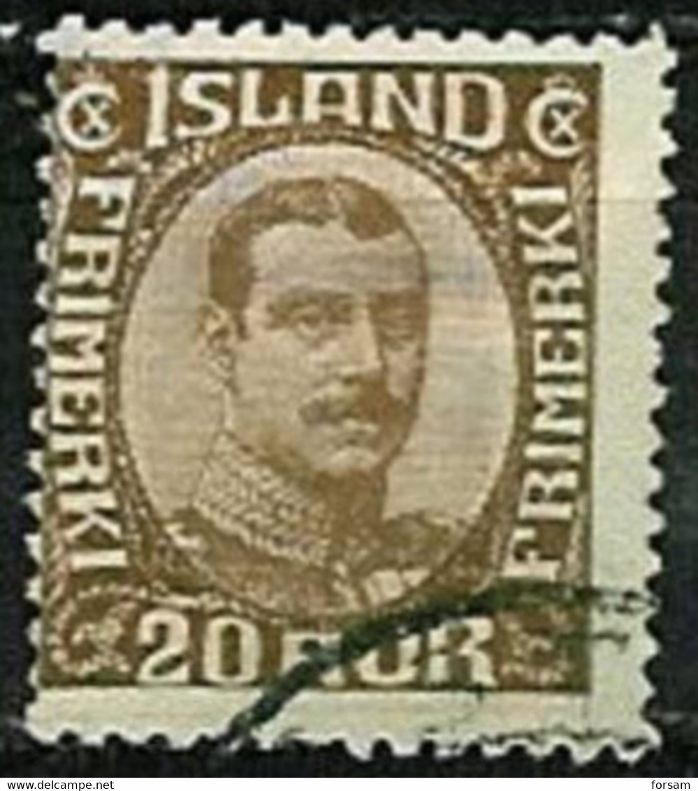 ICELAND..1921/1922..Michel # 101...used. - Oblitérés