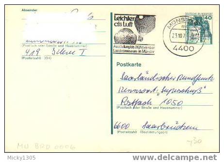 Germany - Postkarte Gestempelt / Postcard Used (1633) - Postales - Usados