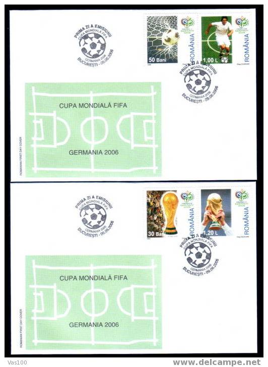 FOOTBALL FIFA WORLD CUP GERMANY 2006,FDC Of Romania. - FDC