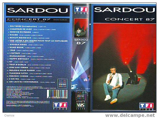 SARDOU  CONCERT  1987 - Konzerte & Musik