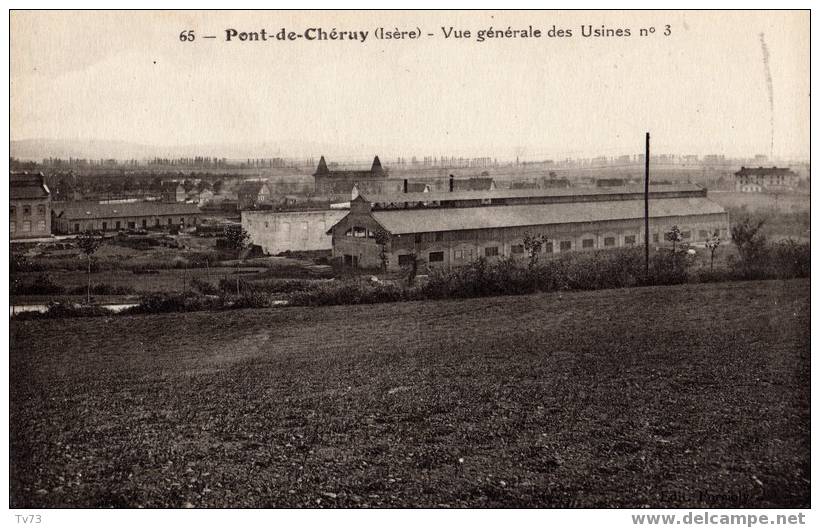 Cpa 369 - PONT De CHERUY - Vue Générale Des Usines N°3 - Pont-de-Chéruy