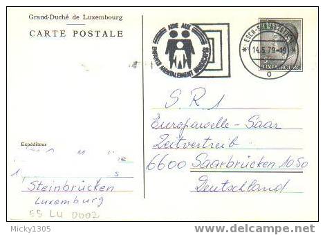 Luxemburg - Postkarte Gestempelt / Postcard Used (1723) - Postwaardestukken