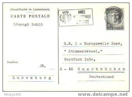 Luxemburg - Postkarte Gestempelt / Postcard Used (1729) - Interi Postali