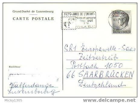 Luxemburg - Postkarte Gestempelt / Postcard Used (1730) - Entiers Postaux