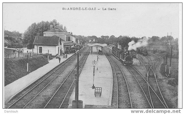 38 // ISERE / SAINT ANDRE LE GAZ / La Gare - Saint-André-le-Gaz