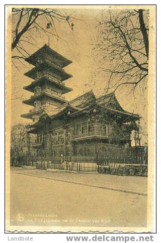 Bruxelles Laeken La Tour Japonaise Vue De L´avenue Van Praet - Laeken