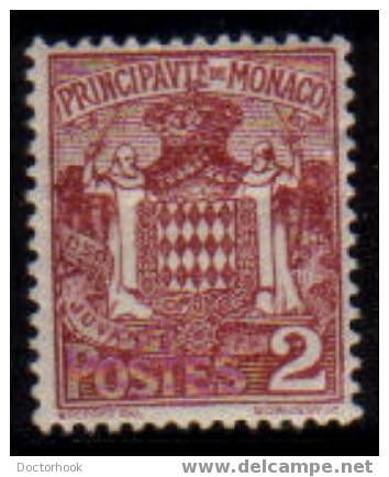 MONACO   Scott   #  61*  F-VF MINT Hinged (thin) - Autres & Non Classés