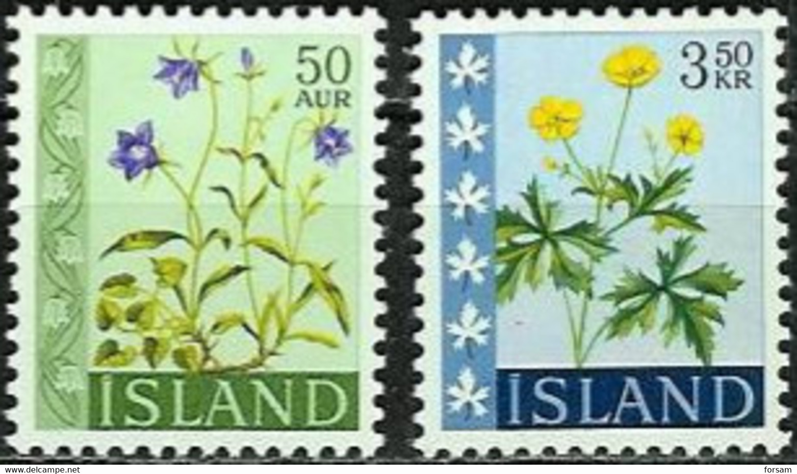 ICELAND..1962..Michel # 359-360...MLH. - Neufs