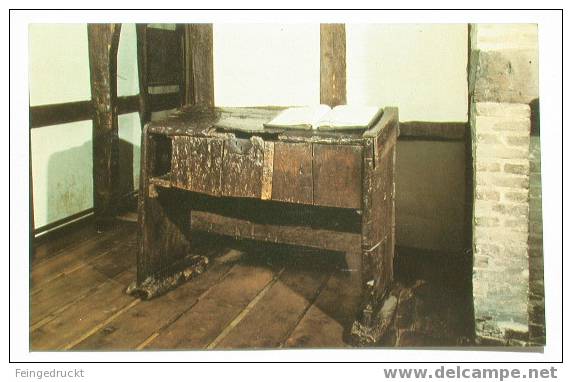 D 1492 - (Stratford-Upon-Avon) Shakespeare's School Desk - CAk 1987 - Stratford Upon Avon