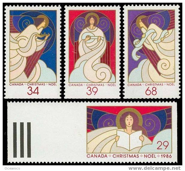 Canada (Scott No.1113-16 - Noël / 1986 / Christmas) [**] - Used Stamps