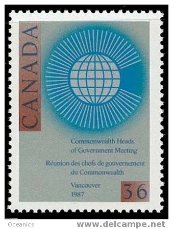 Canada (Scott No.1147 - Sommet De Quebec /1987/ Quebec Summit) [**] - Gebraucht