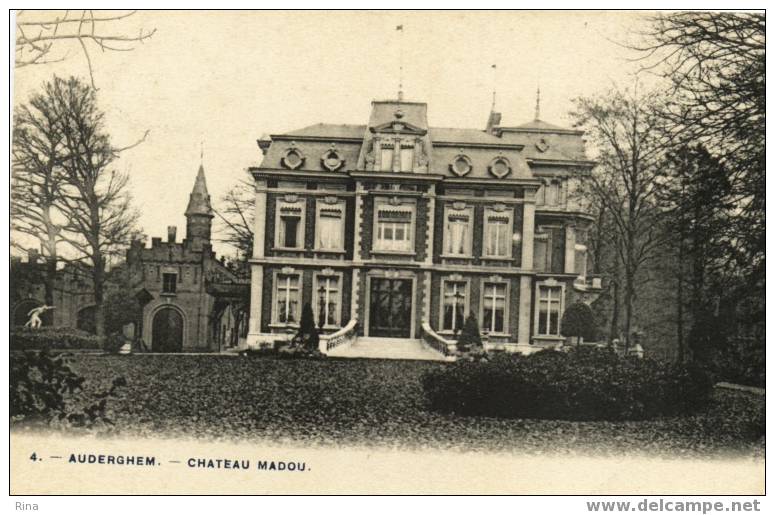 Auderghem-Chataeu Madou Gelopen Kaart 1906 - Auderghem - Oudergem