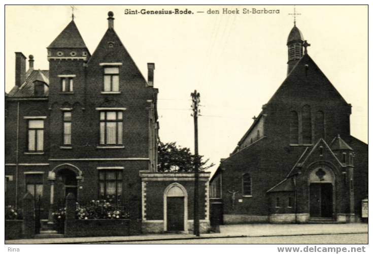 Sint-Genesius-Rode-den Hoek St-Barbara-Edit:Belgica Huis Michiels - Rhode-St-Genèse - St-Genesius-Rode