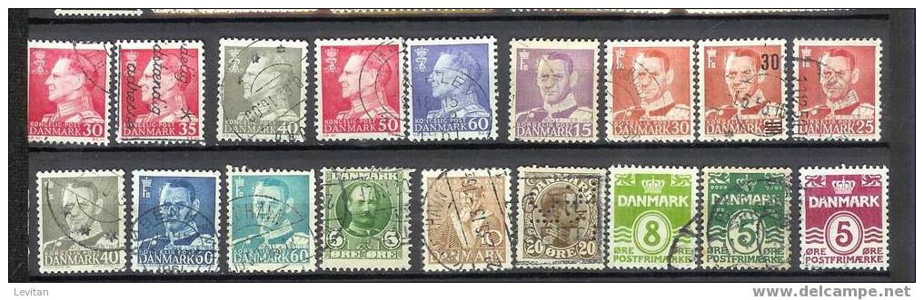 POSTES  LOT OBL - Denmark (West Indies)