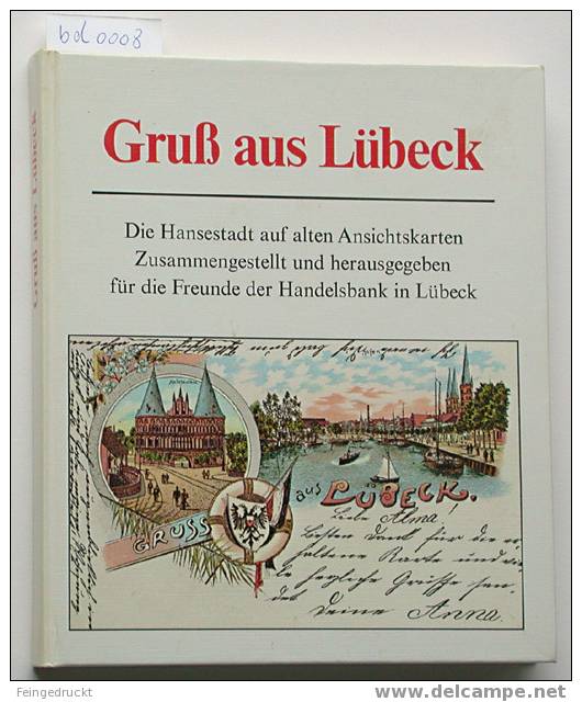 Db 0008 - Gruß Aus Lübeck - Ansichtskartenbuch Von 1976 - Bücher & Kataloge