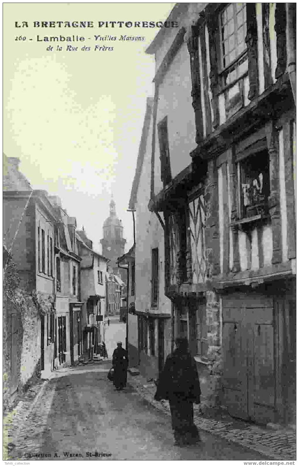 LAMBALLE - Vieilles Maisons De La Rue Des Frères - Lamballe