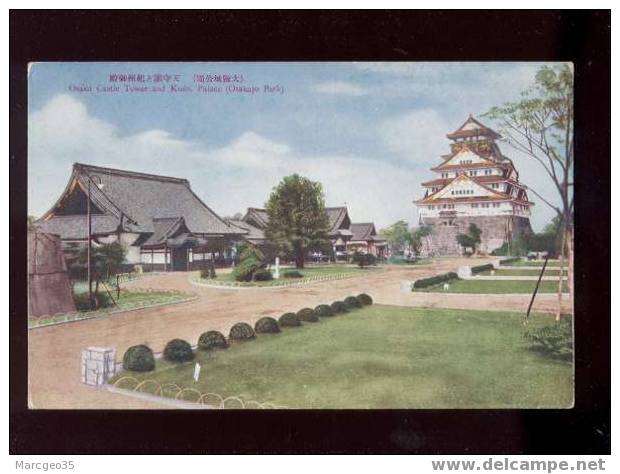 004339 A View Of Osaka Castle Tower & Kishu Palace, Couleur - Osaka