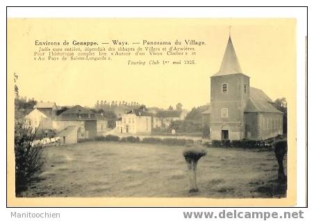 BELGIQUE WAYS PANORAMA DU VILLAGE - Genappe