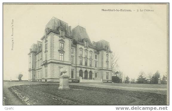 CPA MONTFORT LE ROTROU : LE CHATEAU AU COMTE DE NICOLAY - Montfort Le Gesnois