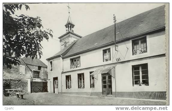 CPSM FORMAT CPA PONTVALLAIN : LE PRIEURE - MAISON DE REPOS - Pontvallain